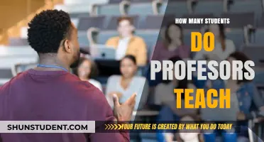 Understanding Professors' Teaching Loads: How Many Students Do They Manage?