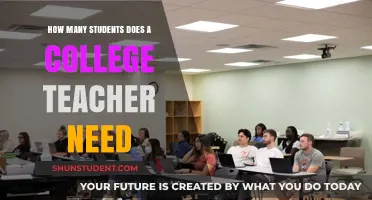 Optimal Class Sizes: How Many Students Can a College Teacher Effectively Manage?