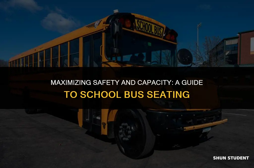 how many students does a school bus hold