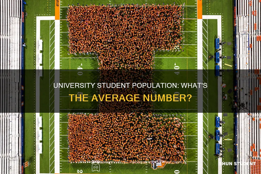 how many students does an average university have