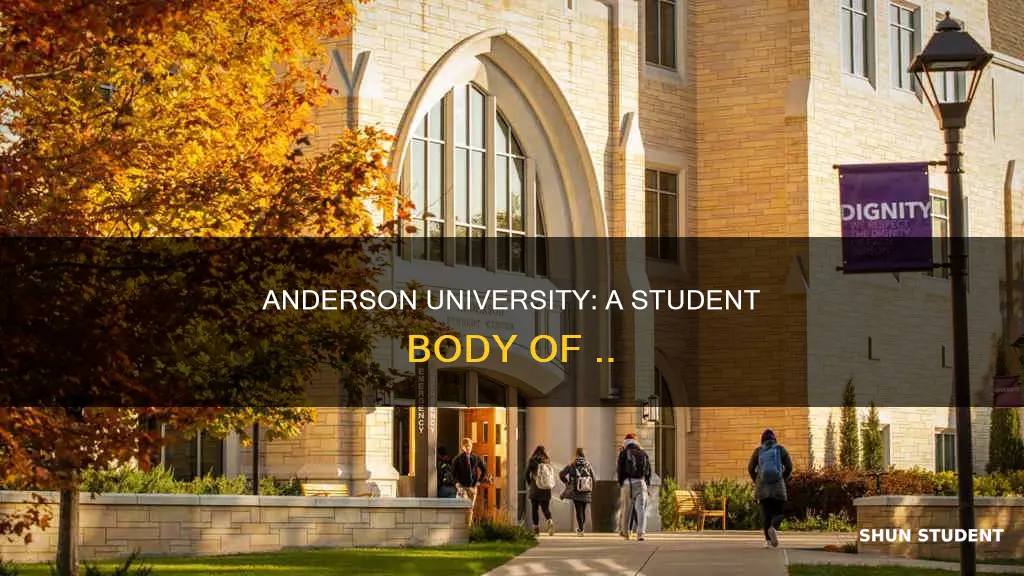 how many students does anderson university have