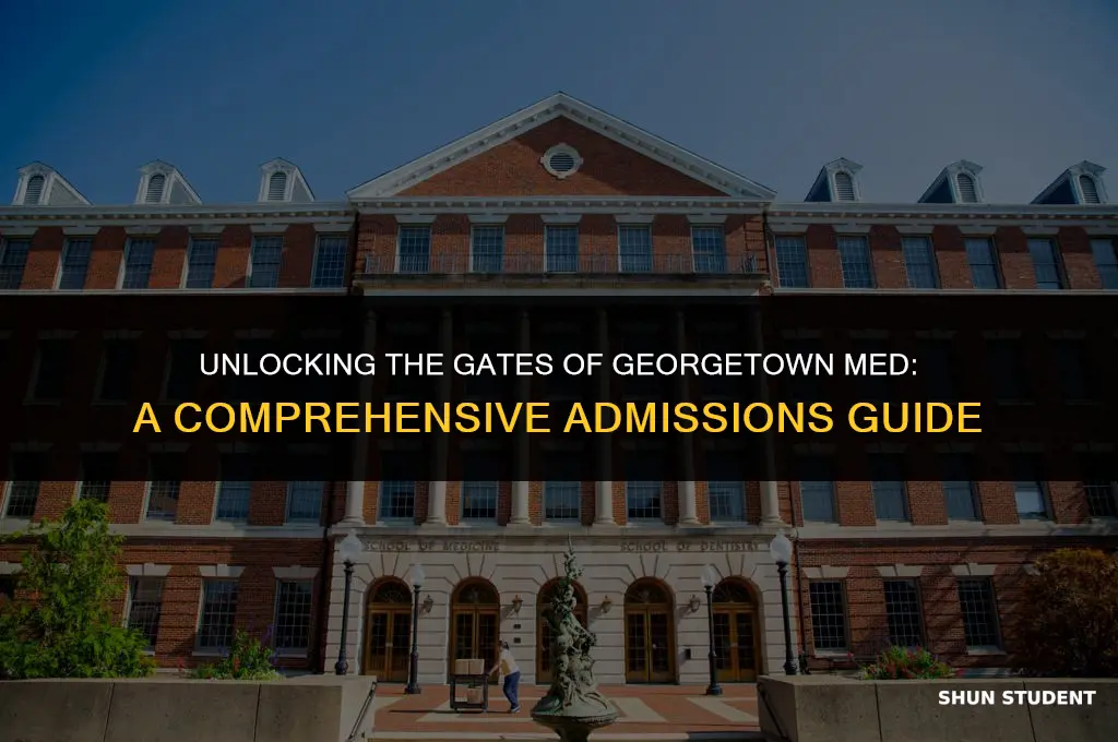 how many students does georgetown med school accept