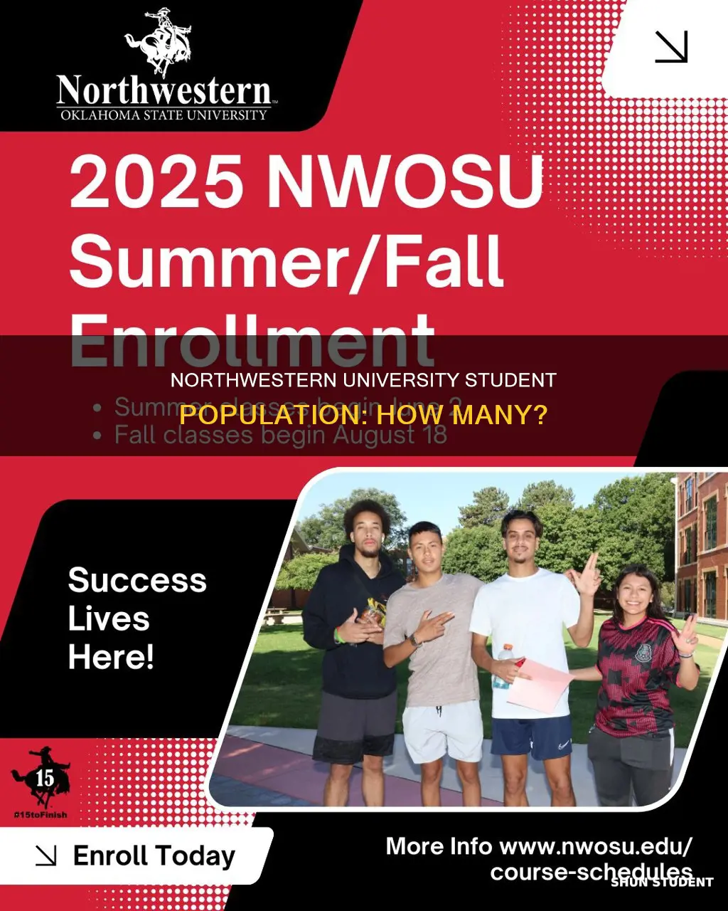 how many students does northwestern university have