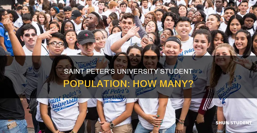 how many students does saint peter