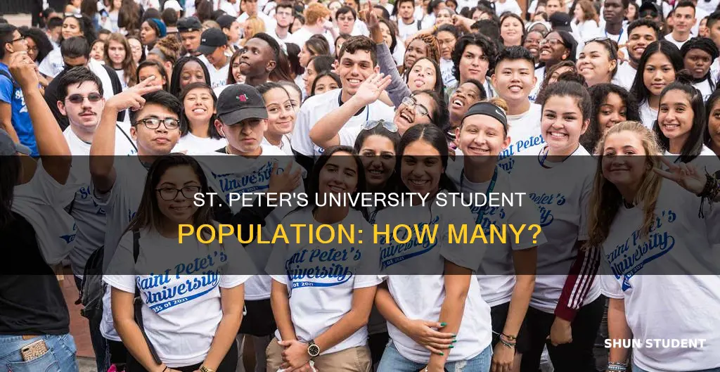 how many students does st peters university have