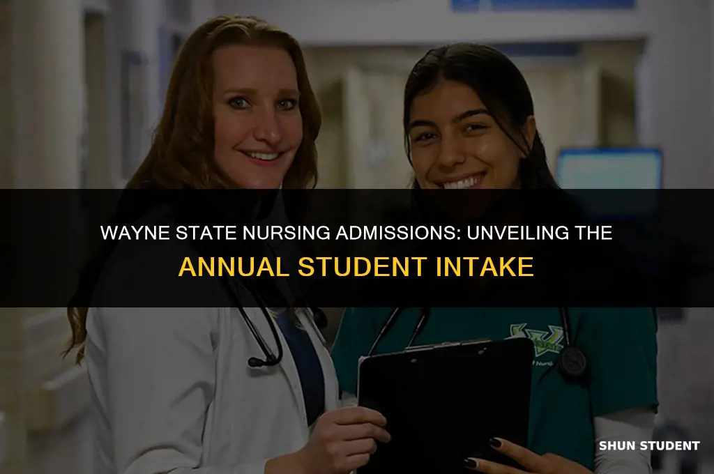 how many students does wayne state nursing admit