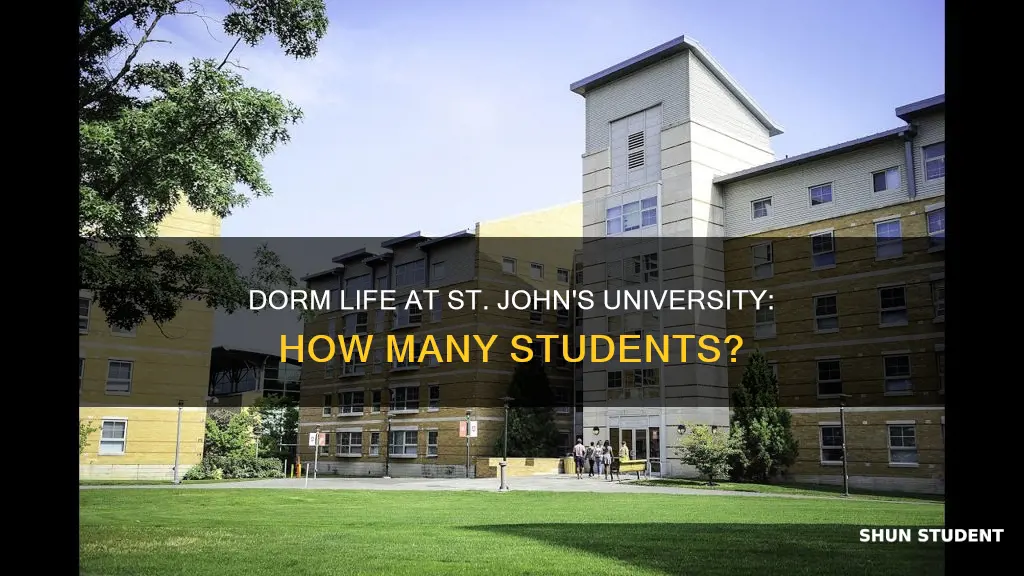 how many students dorm at st john