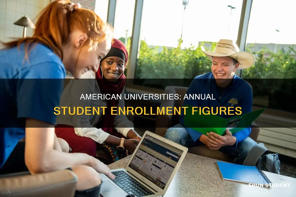 how many students enroll in american universities each year