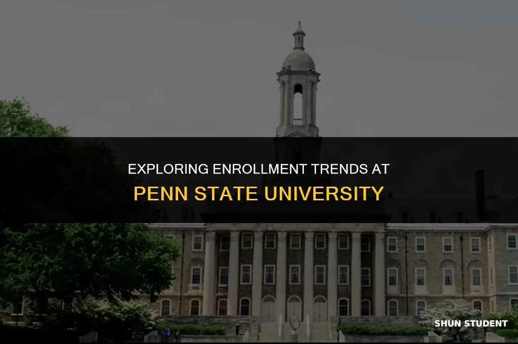 how many students enroll to penn state