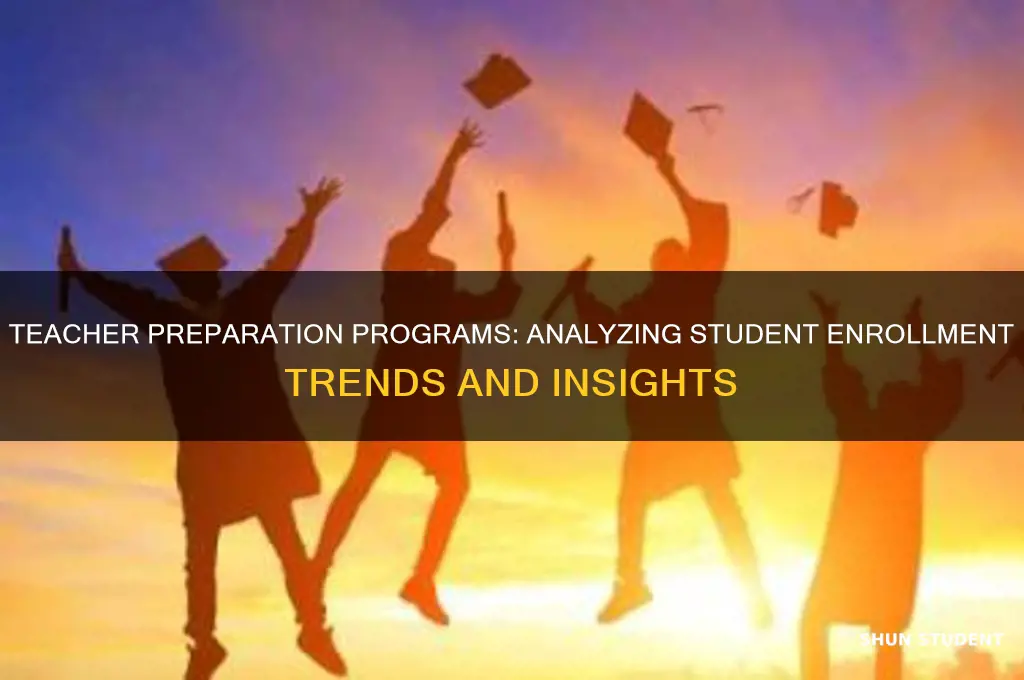 how many students enrolled in teacher preparation program