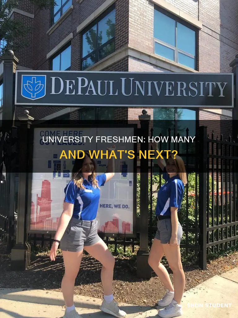 how many students enter first year university