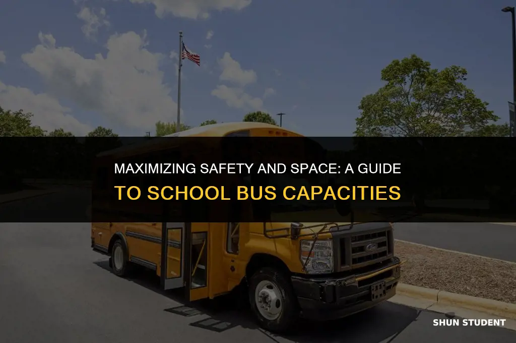 how many students fit on a standard school bus