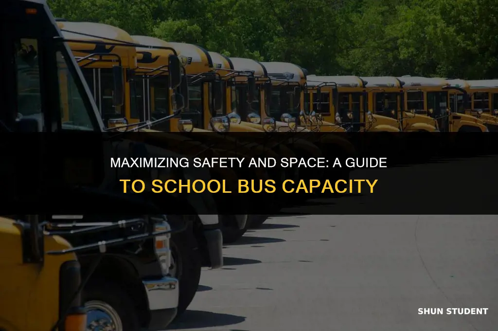 how many students fit on a yellow school bus