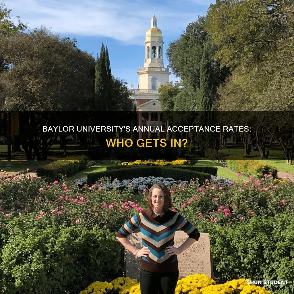 how many students get accepted to baylor university each year