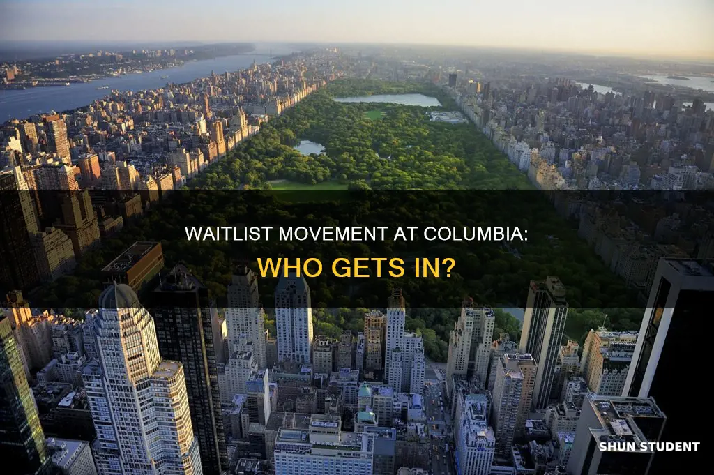 how many students get off wait list at columbia university