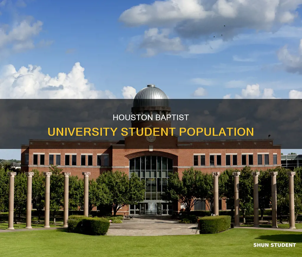 how many students go to houston baptist university