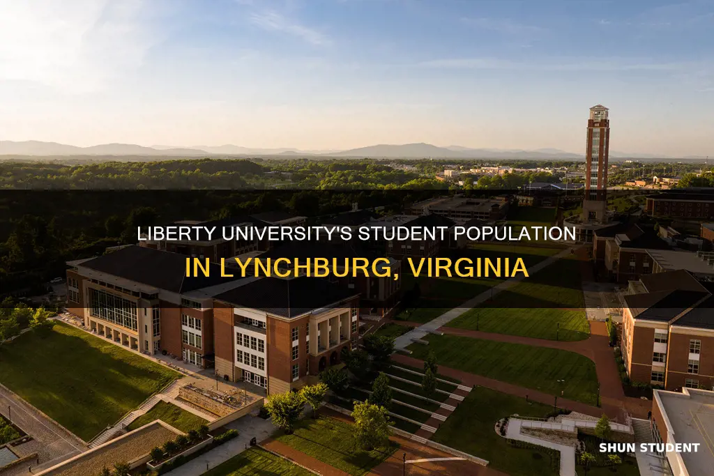 how many students go to liberty university in lynchburg virginia