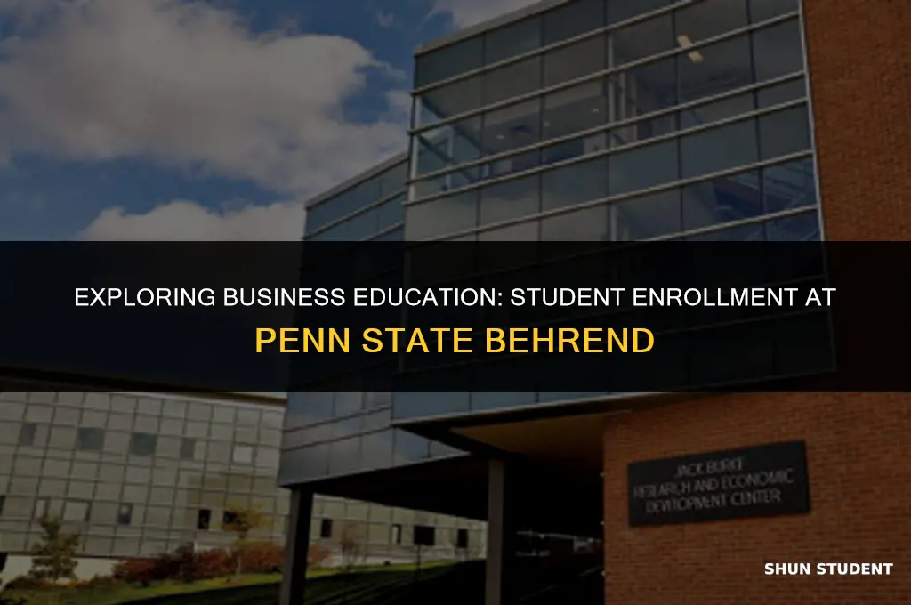 how many students go to penn state behrend for business