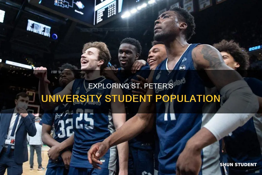 how many students go to st peter