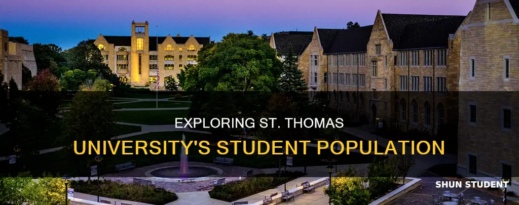 how many students go to st thomas university