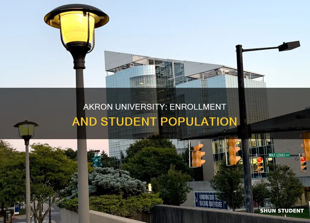how many students go to the university of akron
