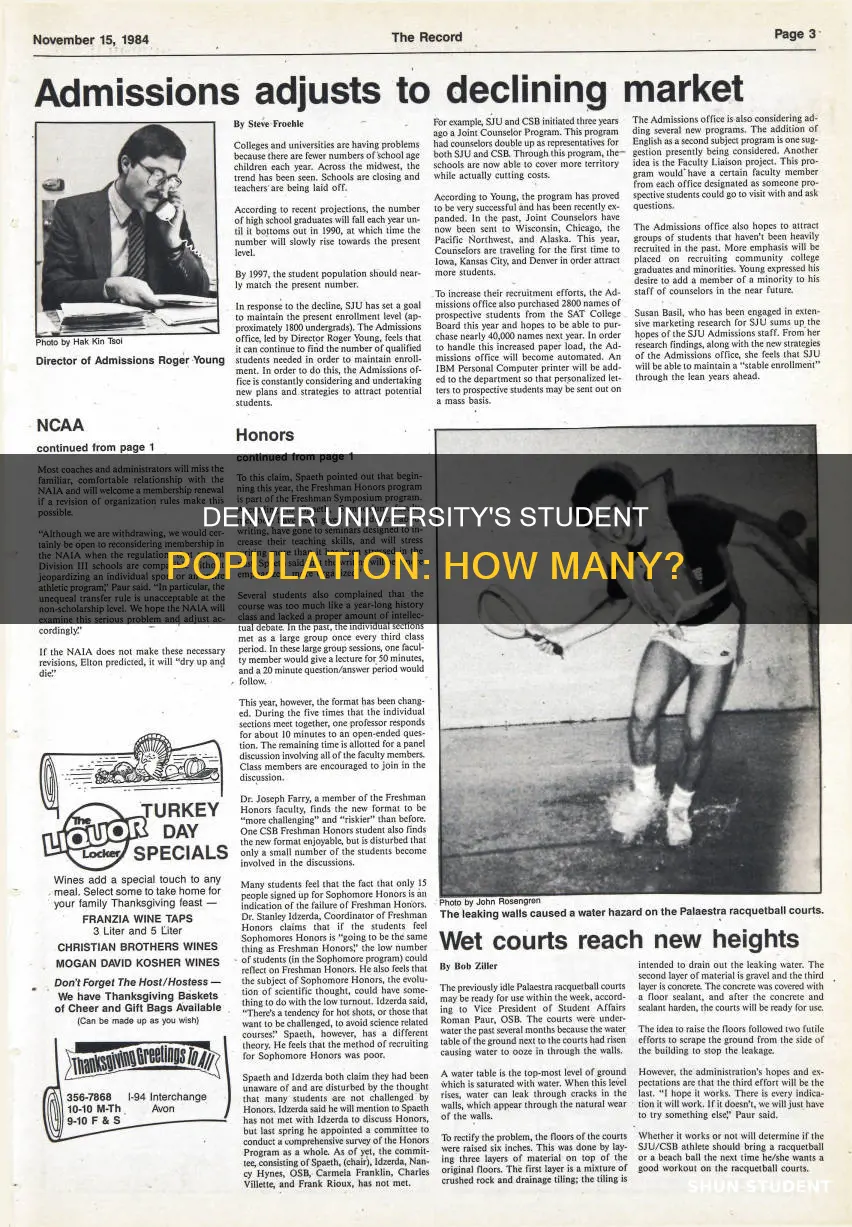 how many students go to university of denver