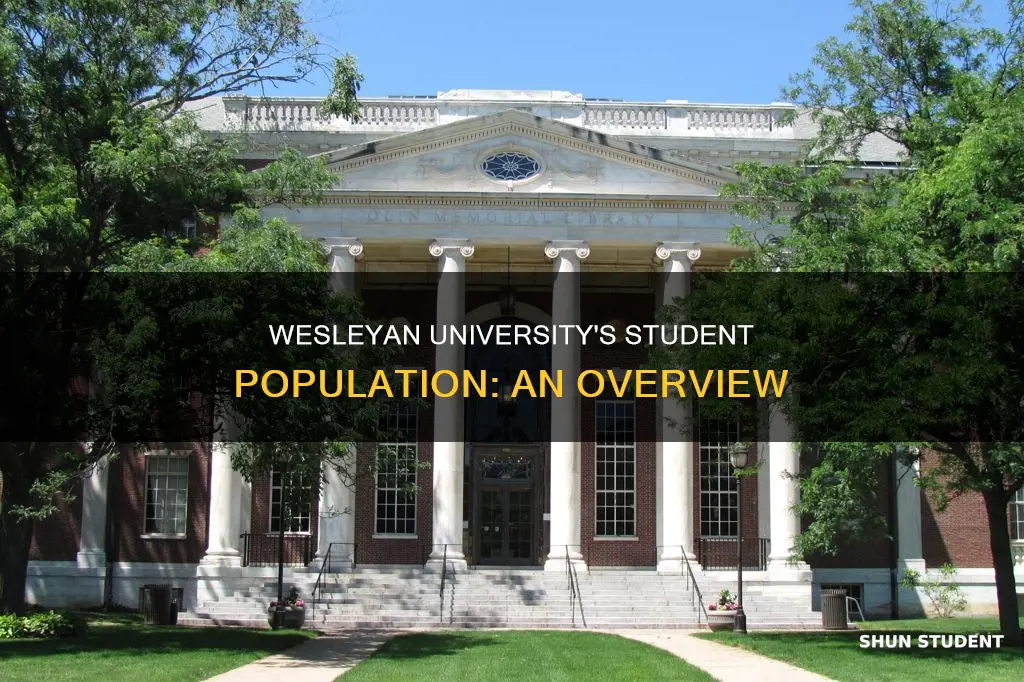 how many students go to wesleyan university