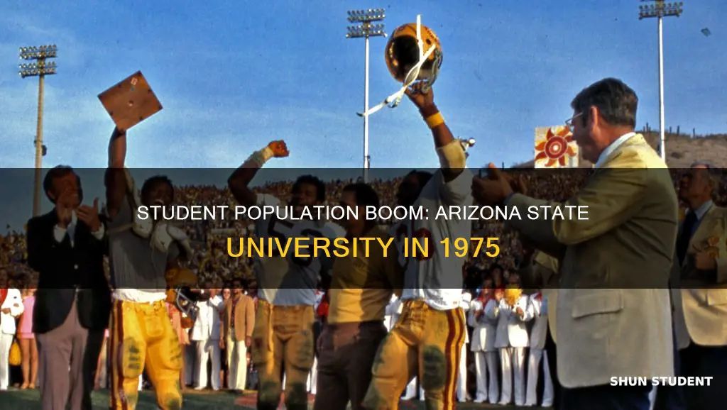 how many students in 1975 at arizona state university