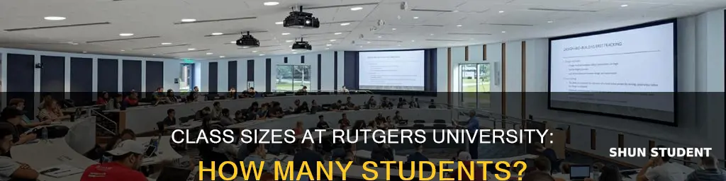 how many students in a class rutgers university new brunswick