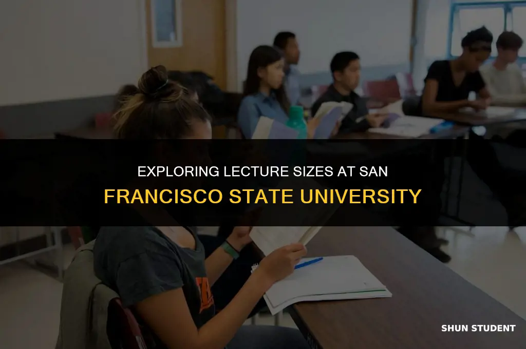 how many students in a lecture in sf state