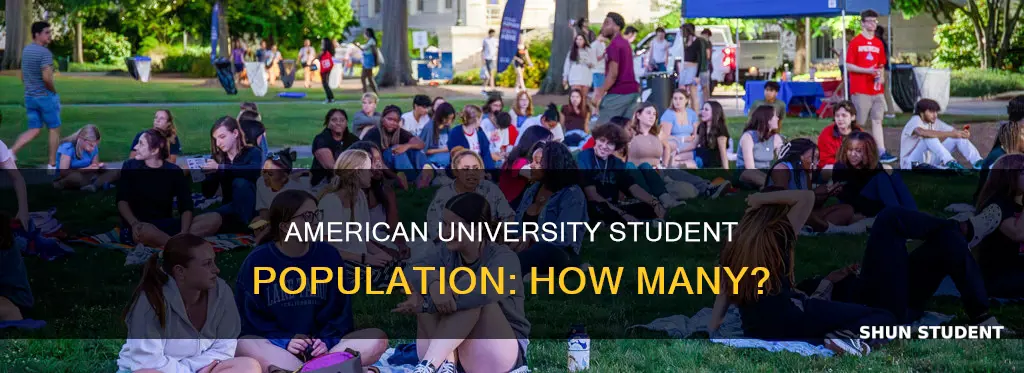 how many students in american university