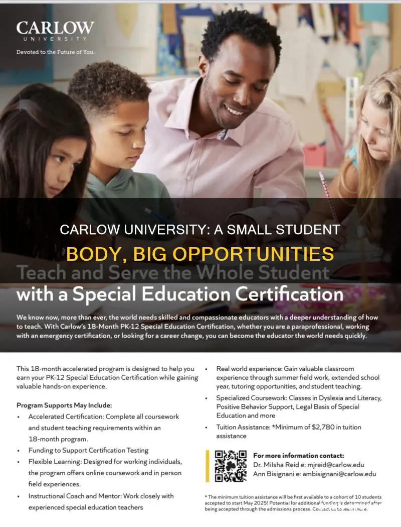 how many students in carlow university