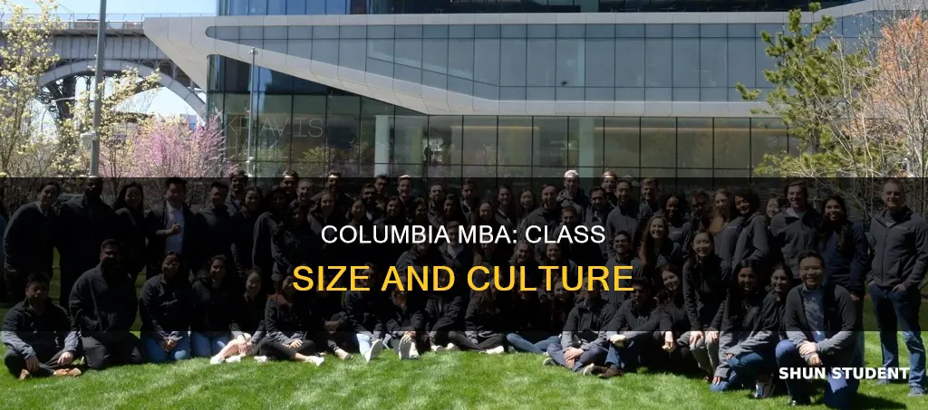 how many students in columbia university mba program