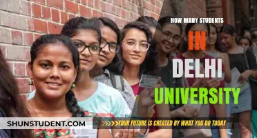 Students in Delhi University: How Many?