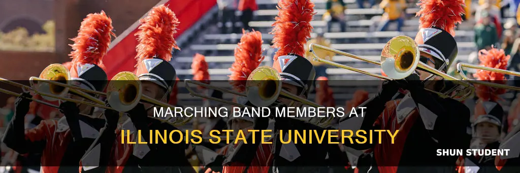 how many students in illinois state university marching band