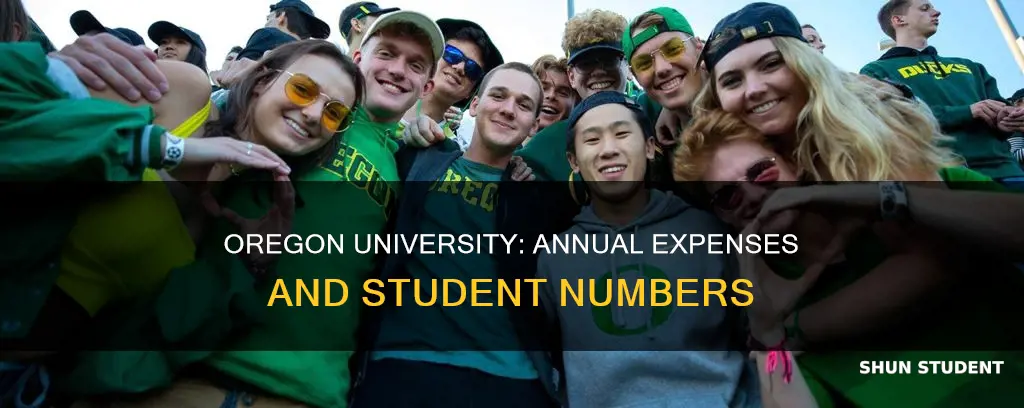 how many students in oregon university cost of year expenses