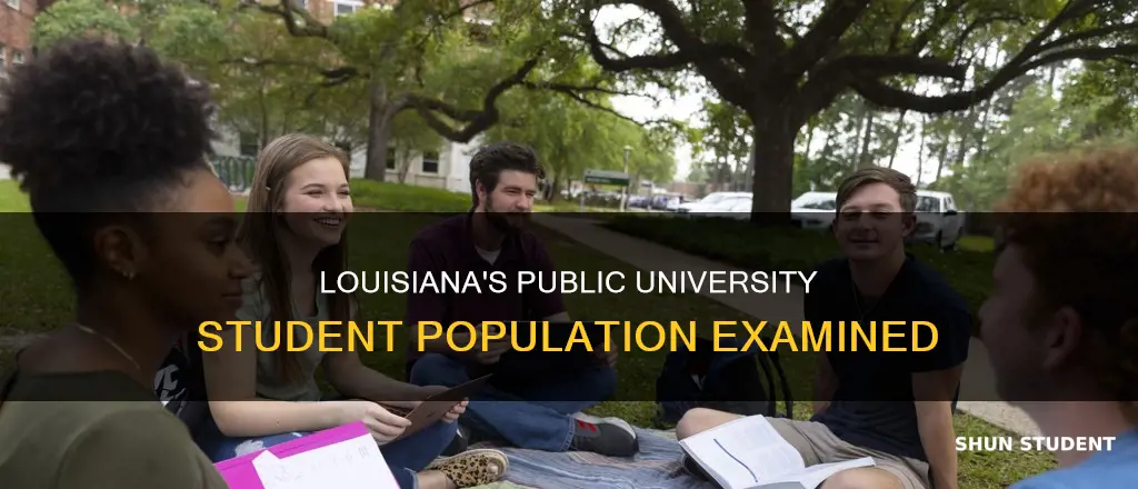 how many students in public universities in louisiana