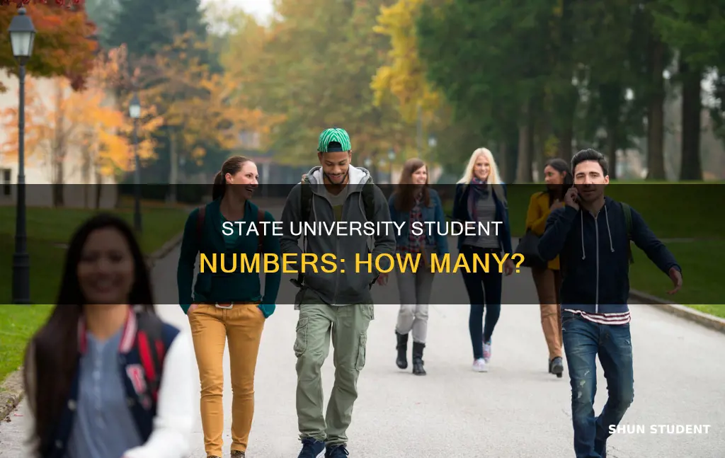 how many students in state universitys