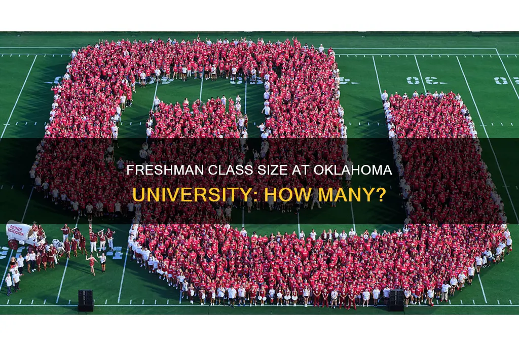 how many students in the freshman class at oklahoma university