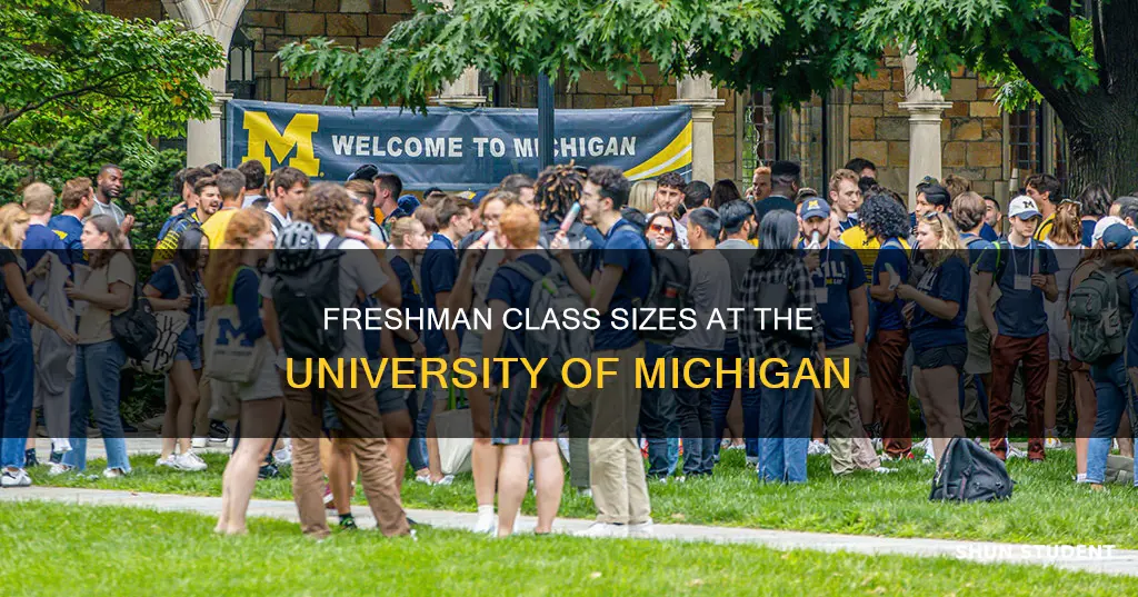 how many students in university of michigan freshman class
