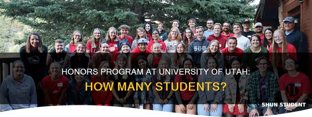 how many students in university of utah honors program