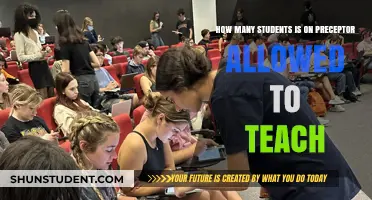 Preceptor Teaching Limits: How Many Students Can They Handle?