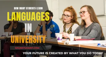 Language Learning in University: How Many Students?