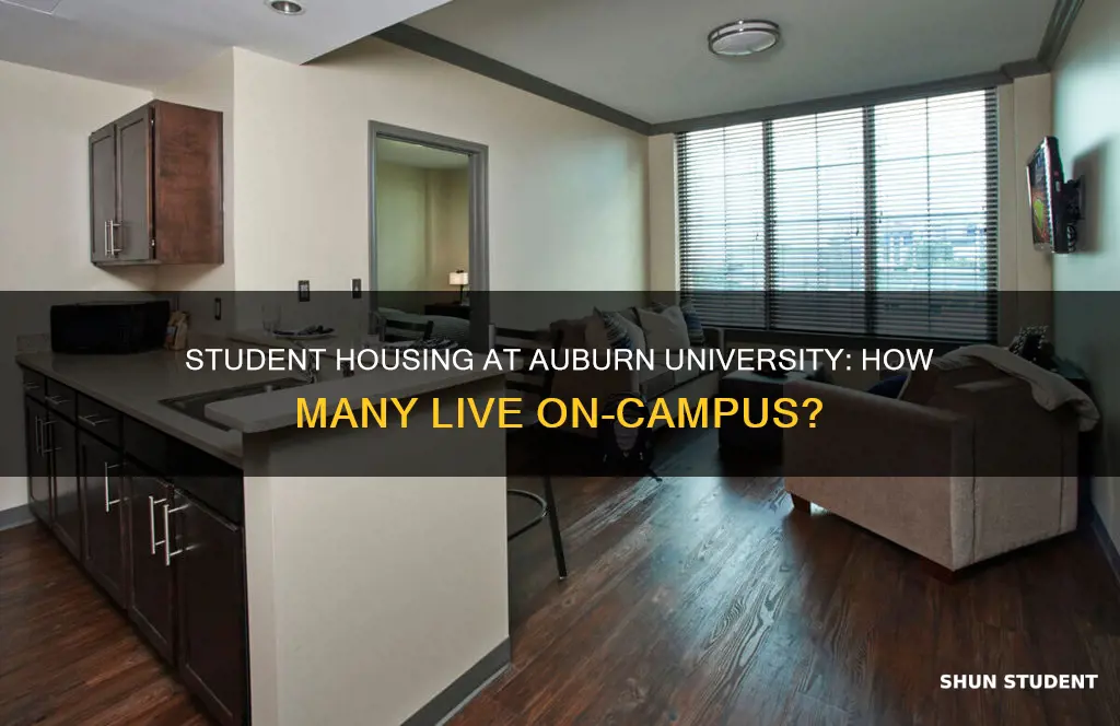 how many students live in auburn university student housing