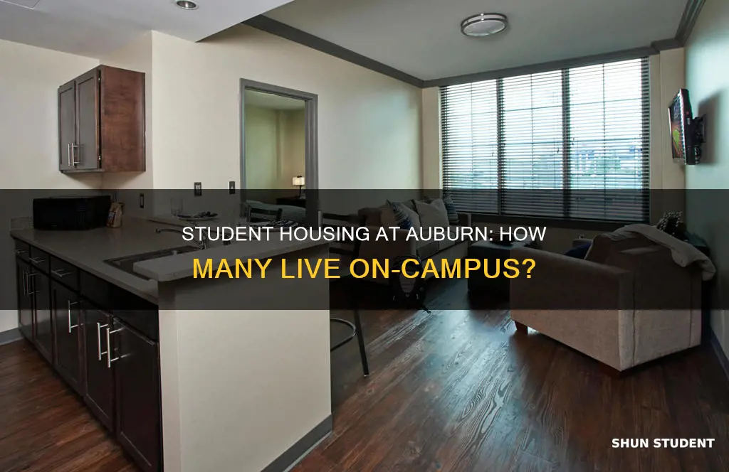 how many students live in auburn university student housing