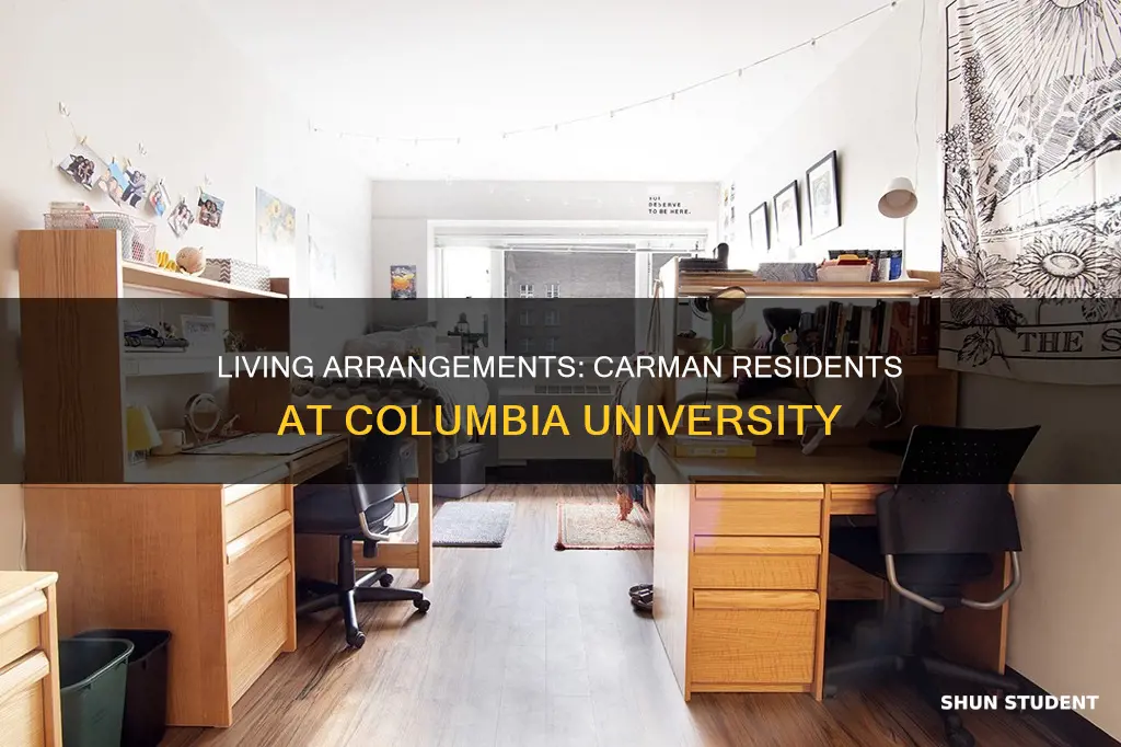 how many students live in carman columbia university