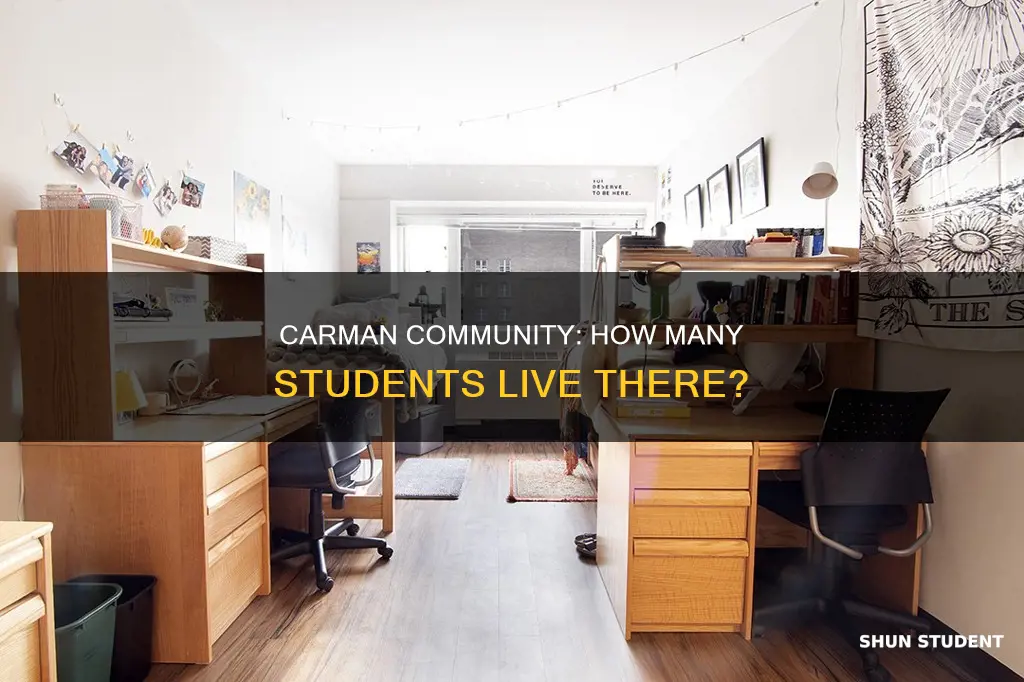 how many students live in carman columbia university