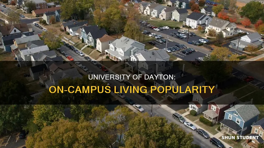 how many students live in dorms at university of dayton