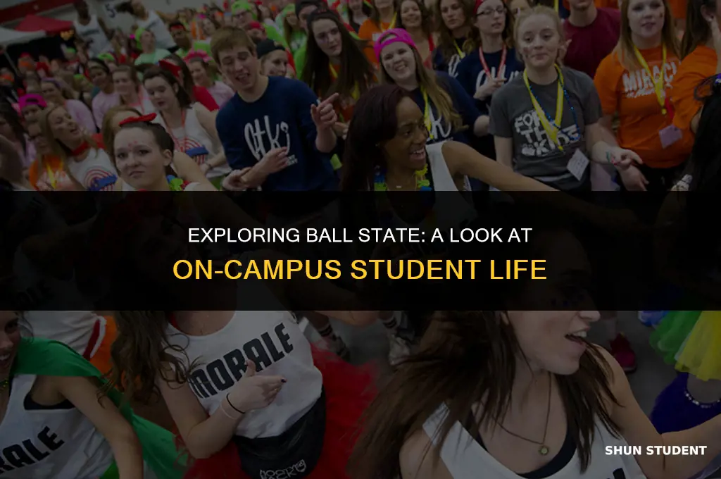 how many students live on campus at ball state