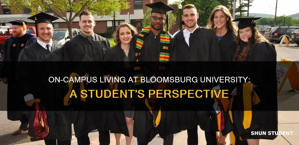 how many students live on campus at bloomsburg university